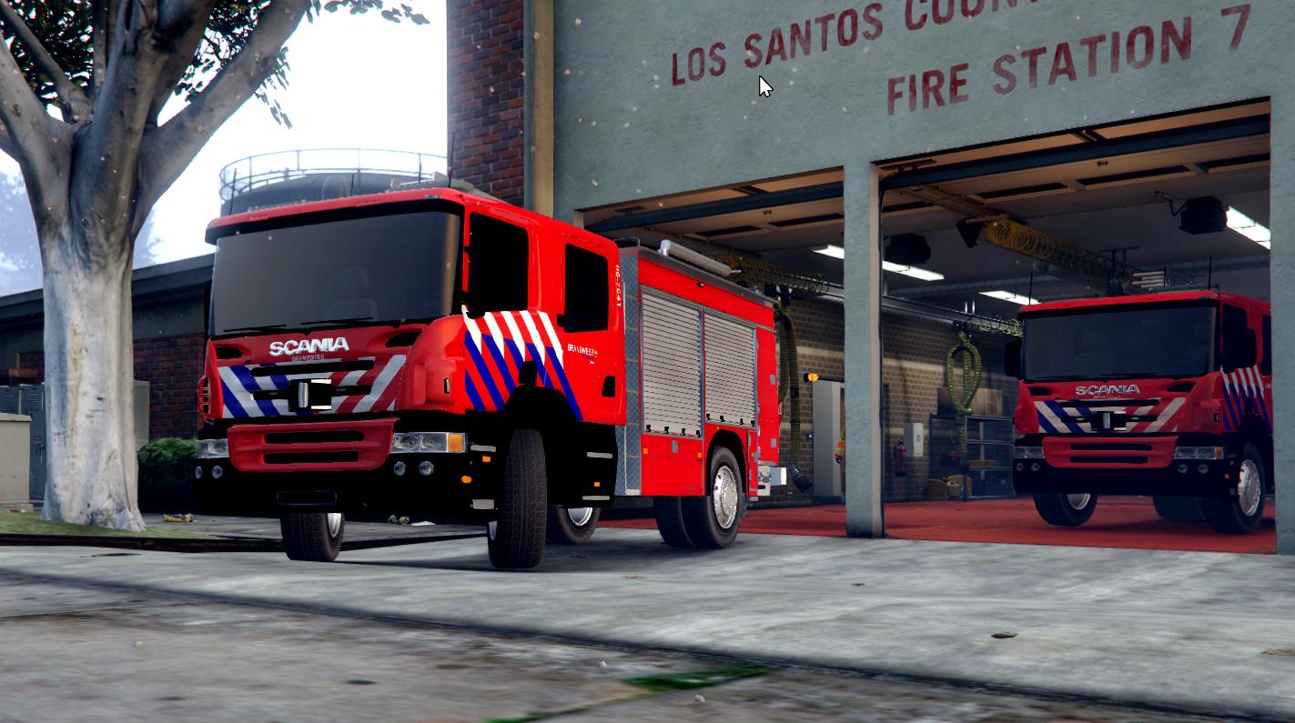 Scania Dutch Firetruck Gta5 4029